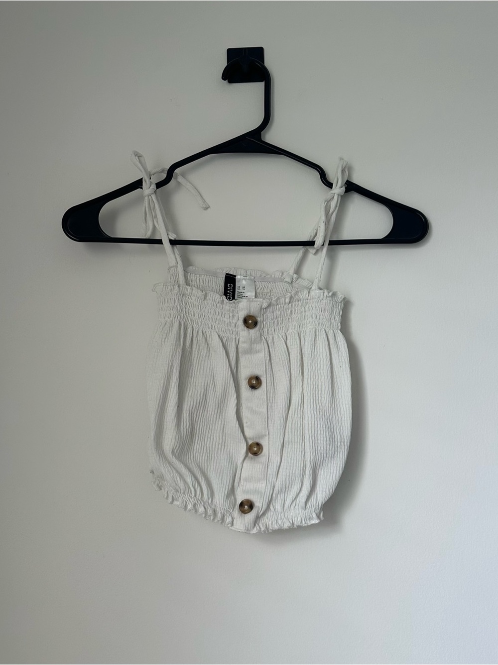 H&M White Crop Top